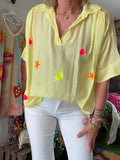 Blouse jaune Tina