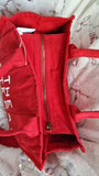 The Tote Bag rouge