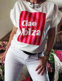 Tee-shirt Ibiza blanc
