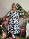 Robe Chezenne blanc/bleu