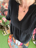 Blouse Amanda noir