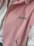 Veste sans manches Bonjour rose