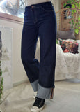 Jeans brut revers