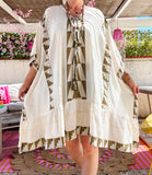 Robe poncho kaki Jaipur