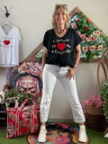 Tee-shirt L amour le Chocolat noir