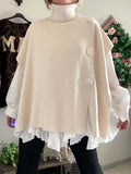 Pull/poncho Esmée écru du 36 au 52
