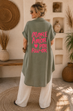 Robe Chemise Amore kaki