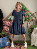 Robe Savana bleu marine