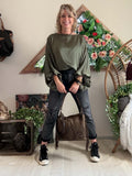 Blouse ÉLÉA kaki du 36 au 46