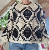 Haut crochet noir