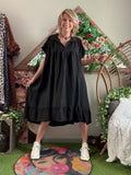 Robe Cécile noire du 38 au 52