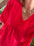 Robe Magalie rouge