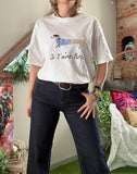 Tee-shirt Je T aime Paris blanc
