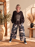 Sweat Oversize CALAVERA chocolat du 38 au 52