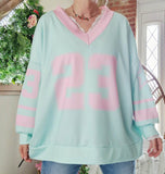 Haut Oversize 23 menthe