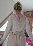 Haut Ariana dentelle beige
