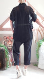Chemise dentelle noire Paula