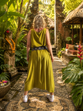 Robe Eva Olive mourtarde