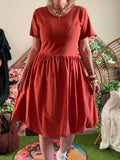 Robe Savana couleur Terracotta