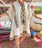 Robe poncho kaki Jaipur