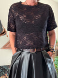 Haut Dentelle Marquise noir du 36 au 42