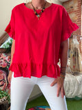 Haut Havane couleur rouge