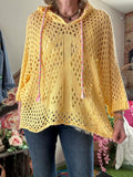 Pull Peace jaune