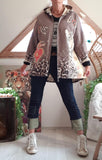 Veste Love chocolat