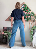 Jeans Mylene Wide Leg Boutons Bijoux du 34 au 42