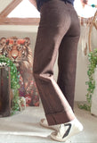 Jeans imprimé chocolat