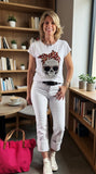 Tee-shirt Skull rouge