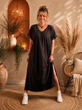 Robe Longue Chocolat du 38 au 48