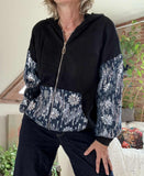 Gilet Bleu jeans noir
