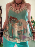 Top Provence turquoise aspect brillant