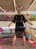 Gilet kimono Cindya noir