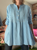 Blouse Josephine bleu ciel