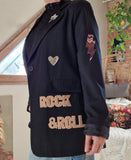 Veste noire Rock and Roll