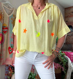 Blouse jaune Tina