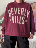 Sweat Beverly Hills bordeaux du 36 au 46