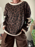 Sweat Léo Star choco du 36 au 44