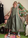 Robe Charline kaki