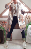 Veste longue Frida pastel
