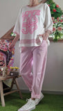 Haut Love blanc/ rose