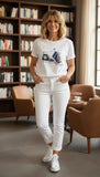 Tee-shirt converse strass