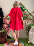 Robe Magalie rouge