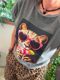 Tee-shirt Léopard Cocktail 🍸