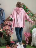 Sweat Skull strass rose