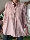 Blouse Josephine rose poudré