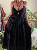 Robe Avila noire du 36 au 46