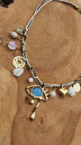 Collier Gaudy beige